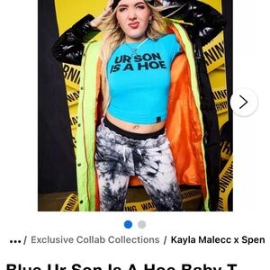 Vibrant Blue TeeBlue Ur Son Is A H**-Kayla Malecc